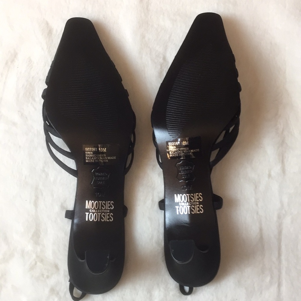 Mootsies Tootsies Black strappy heel… - Picture 7 of 8